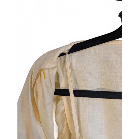 NWT Baum Und Pferdgarten Abrial Linen Mini Wrap Dress - Picture 9 of 9